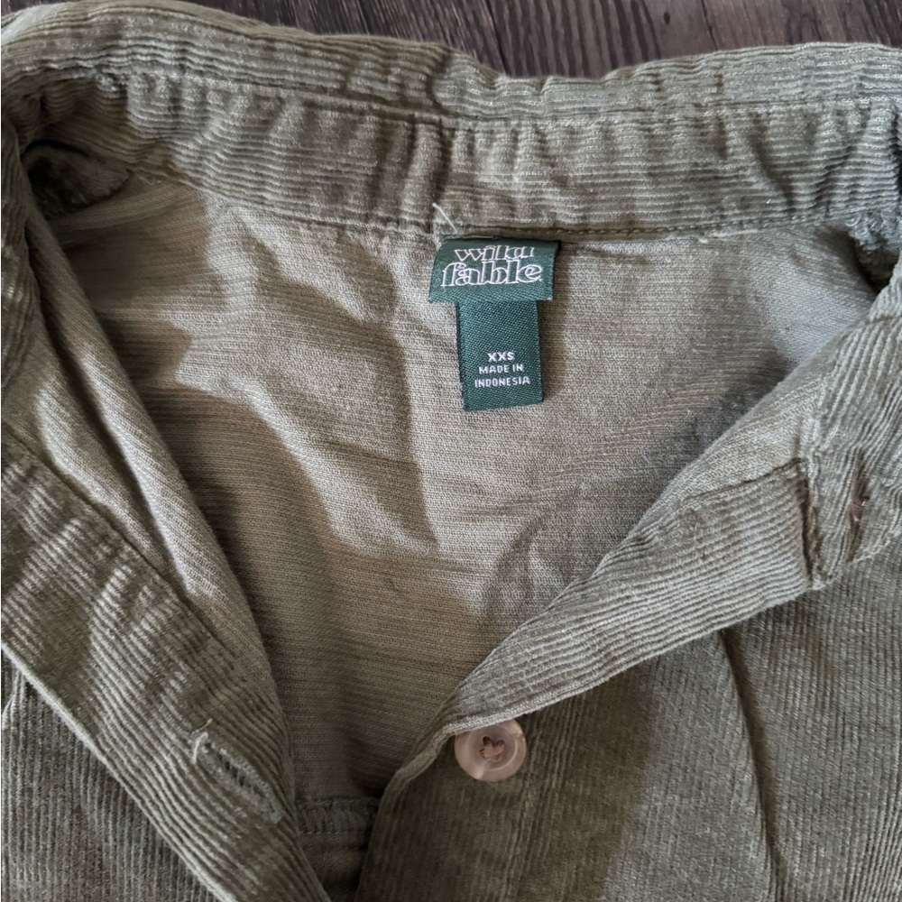 Olive/Forest Green Button Up Shacket - image 4